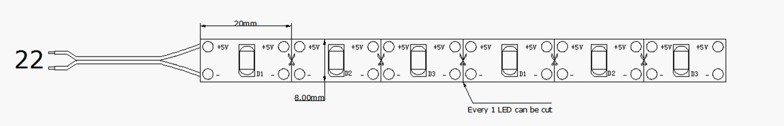 USB LED Strip with Switch