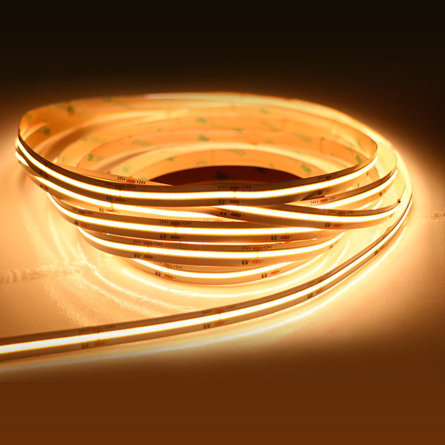 Warm white COB flexible LED Strip