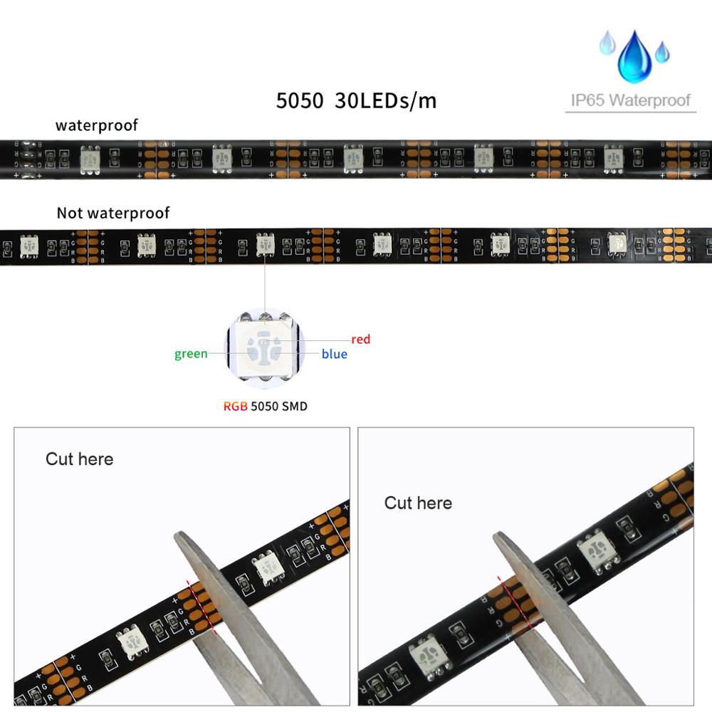 DC 5V USB RGB 5050 LED Strip Light