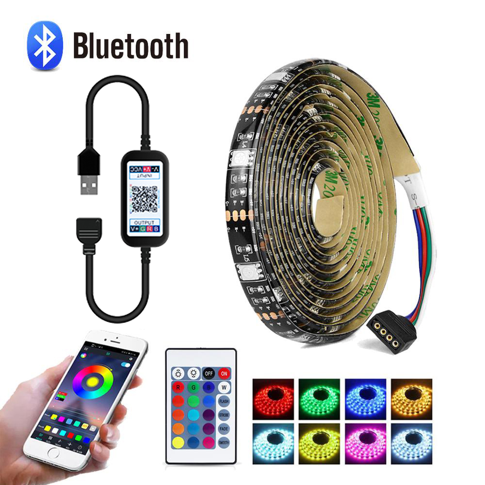 Bluetooth USB Led Streifen Licht RGB 5050 Smd DC 5V USB App