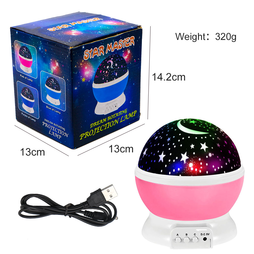 Romantic Starry Sky Projection Lamp