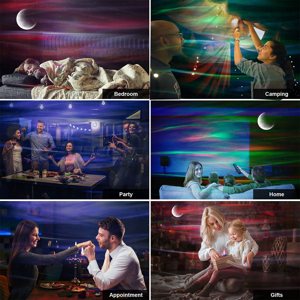 Aurora Meteor Projection Lamp