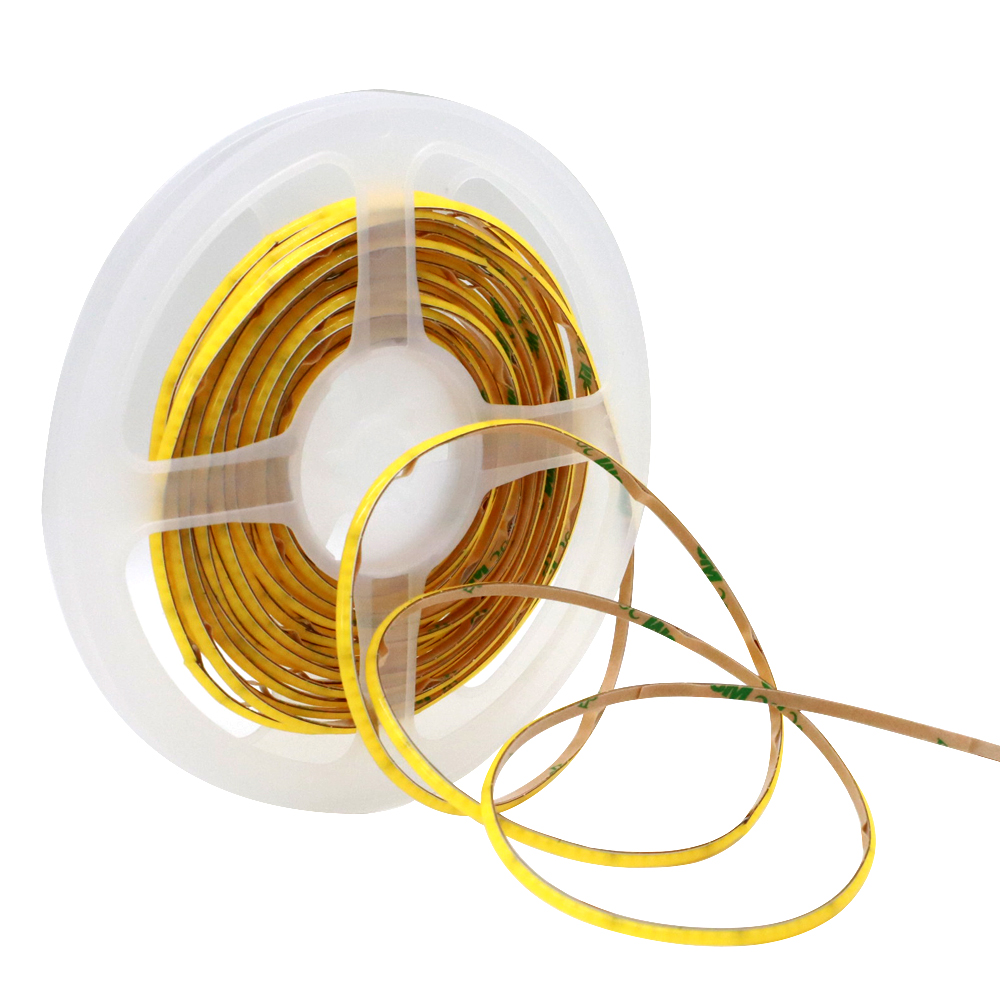 3mm Ultra Thin DC 24V Colorful COB LED Strip Lights for Home Decor DIY Blue/Pink/Red/Purple High Density LED Tape Colour