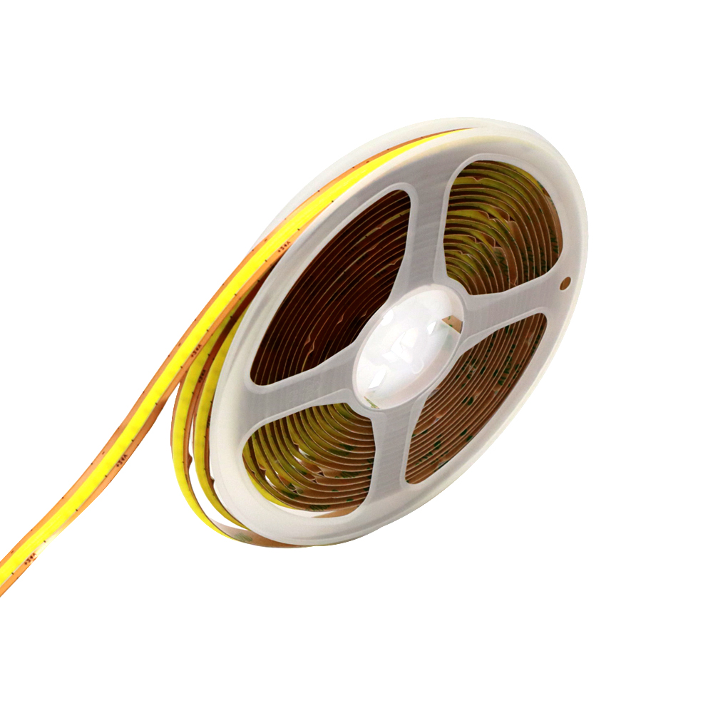 Cut Freely COB LED Strip Light 24V 720 LEDs/m Super Bright Flexible Tape 8MM PCB High Density Linear Lighting Warm Natur