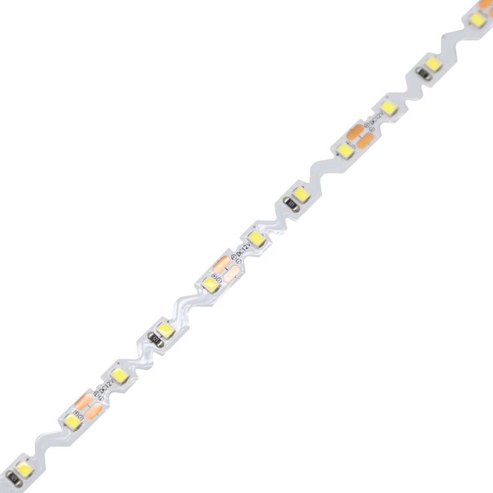 12V LED Strip Light Tape S Shape 2835 72LED/m 5M Flexible Warm White LED Light Strip For Room Bedroom TV Backlight