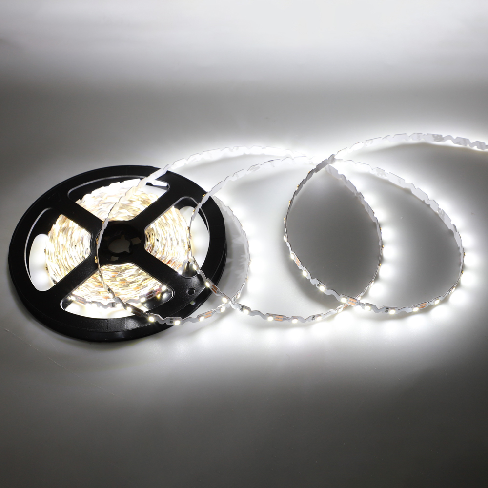 12V LED Strip Light Tape S Shape 2835 72LED/m 5M Flexible Warm White LED Light Strip For Room Bedroom TV Backlight