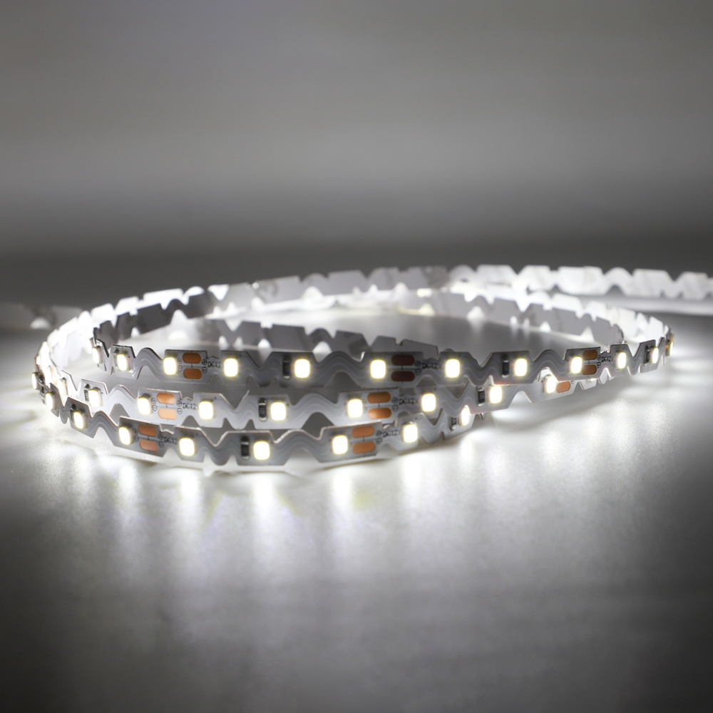 12V LED Strip Light Tape S Shape 2835 72LED/m 5M Flexible Warm White LED Light Strip For Room Bedroom TV Backlight