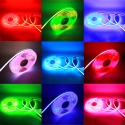 COB LED Strip - 24V RGB COB LED Strip Light 768 LEDs/m Flexible Dotless Colorful FOB LED Tape Light Bar for Home Decor