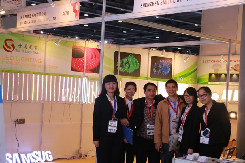 Date with SMILE LED at 2015 Canton Fair